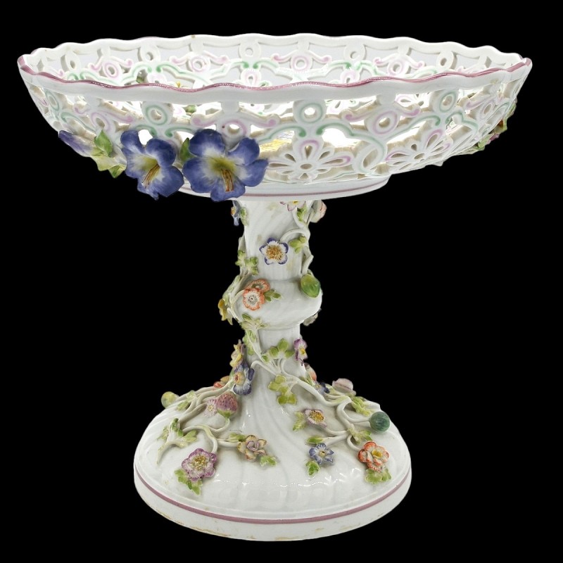 Porcelain fruit bowl, Meissen