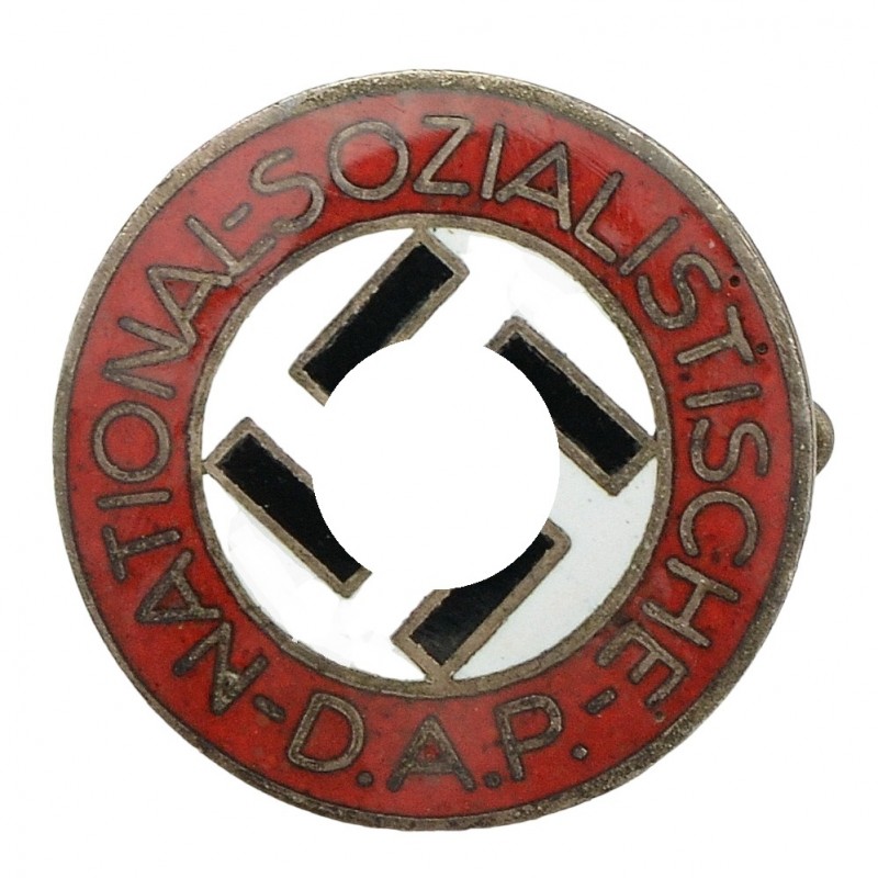 NSDAP party badge, M1/153 stamp, steel