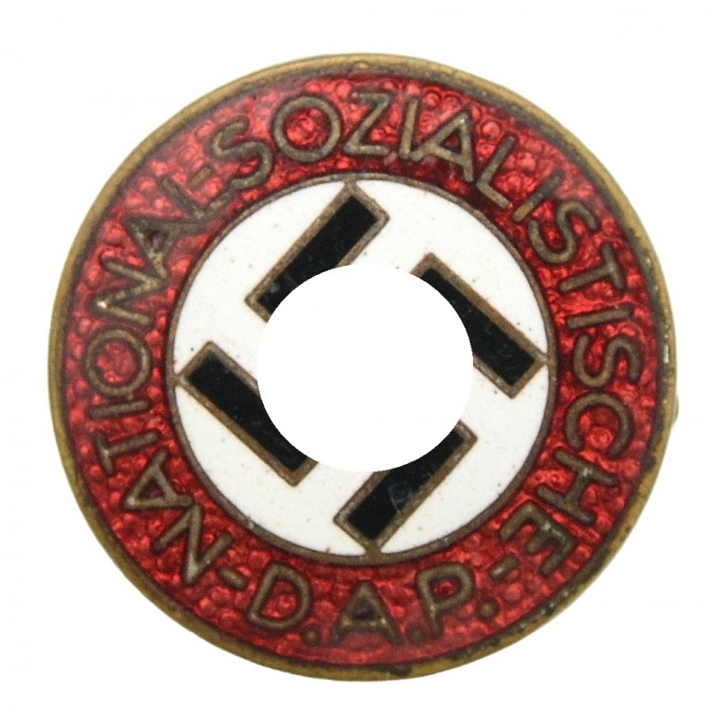 NSDAP party badge, M1/138 stamp, bronze