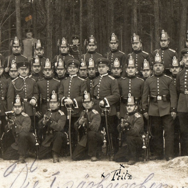 Photo of soldiers of the 1st Saxon Communications Battalion 