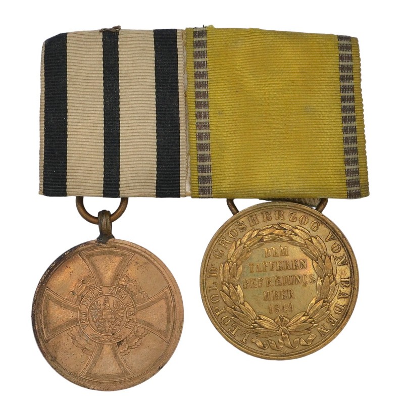 Award pad of a German veteran soldier of the 1848-49 campaign