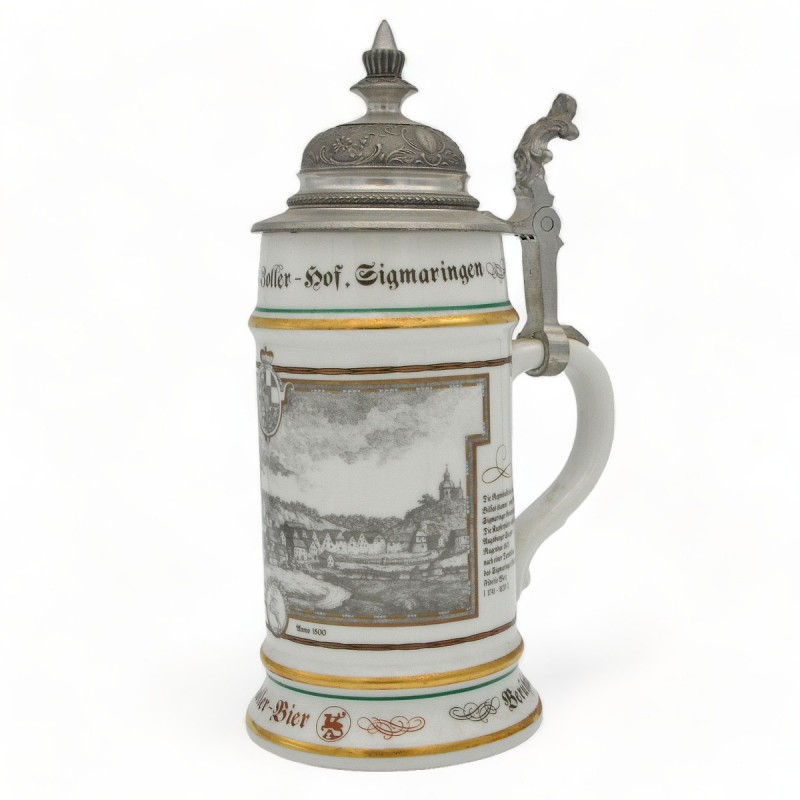 Beer mug released for the 140th anniversary of the Zoller-Hof brewery in Sigmaringen
