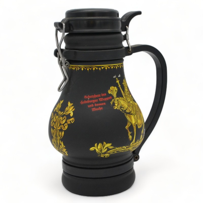 Beer mug with the image of Leopold I, Holy Roman Emperor