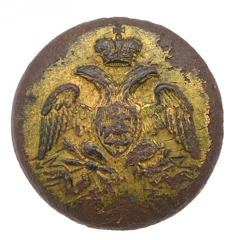 Button of an officer of the RIA Guard during the reign of Nicholas I