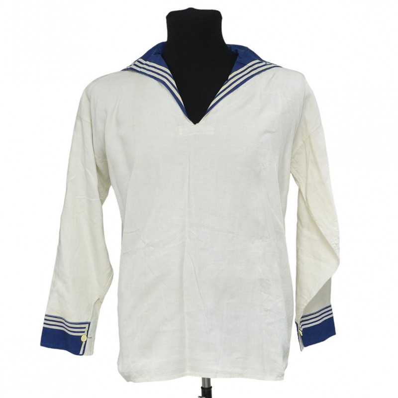 The uniform shirt of a Red Army sailor of the sample of 1921, 1938.