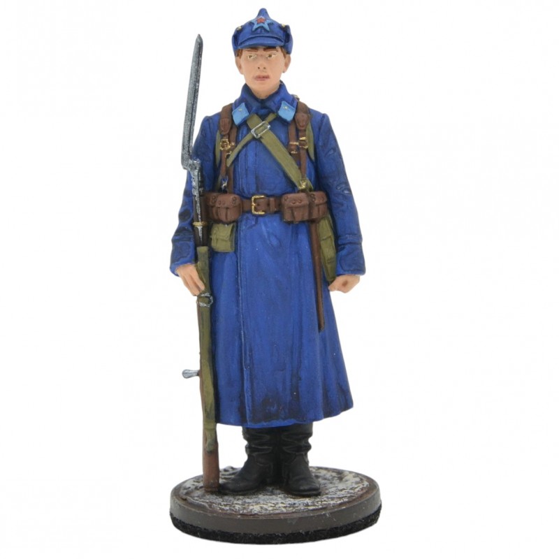 Tin soldier "Private of the Red Army Air Force in hiking gear"