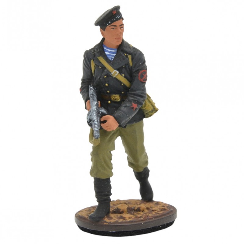 Tin soldier "Red Navy man of the Red Army with a Thompson submachine gun"