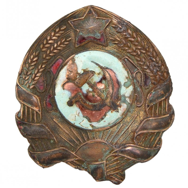 Coat of arms (cockade) on the cap or helmet of the RKM of the 1936 model