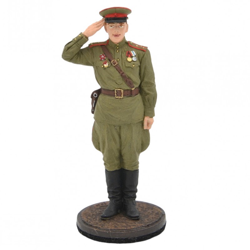 Tin soldier "Guard captain of the Red Army, 1945"