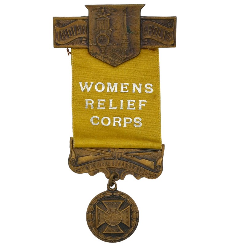Badge of the participant of the 54th National Congress of the Women's Auxiliary Corps in 1920
