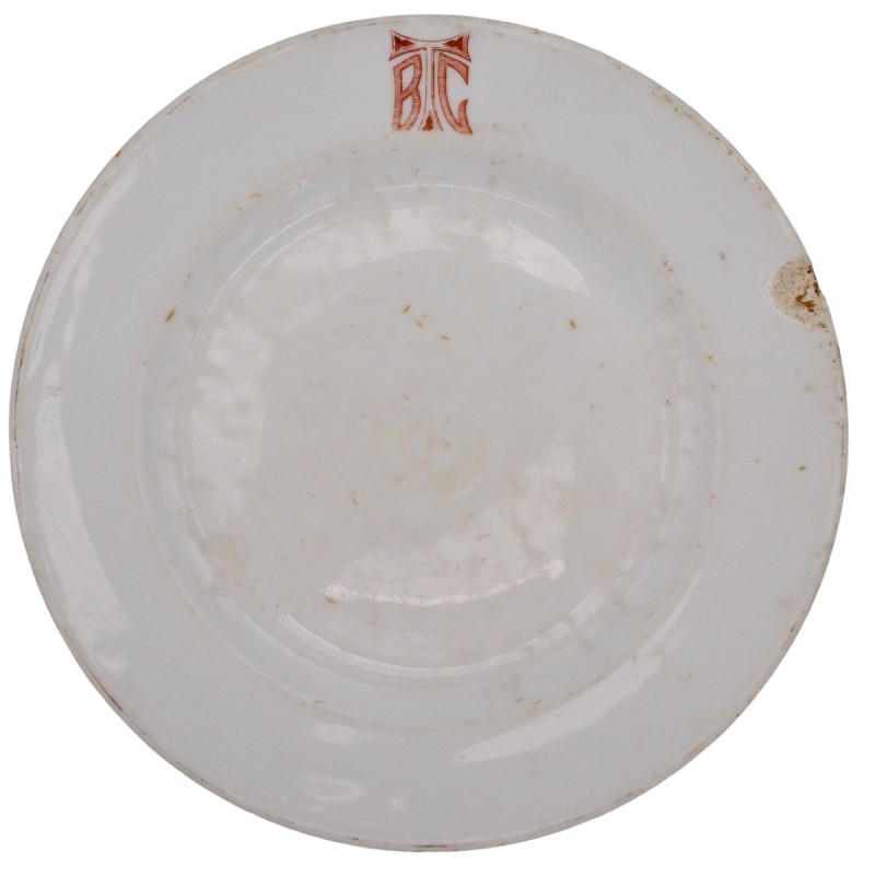 A plate from the VTS dining room