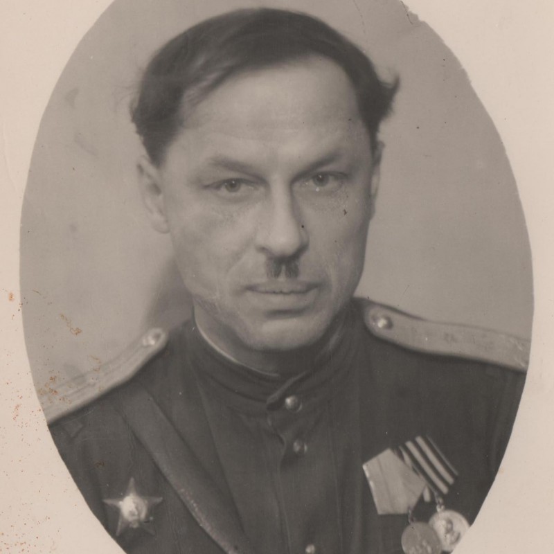 Photo of the captain of the medical or military legal service of the Red Army Air Force, 1943
