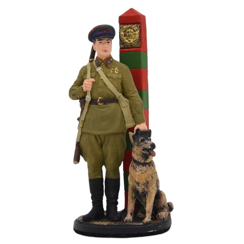 Soldier "Corporal of the NKVD border guard at the border post with a dog"