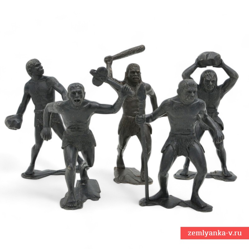 A set of large-sized Soviet soldiers "Neanderthals"