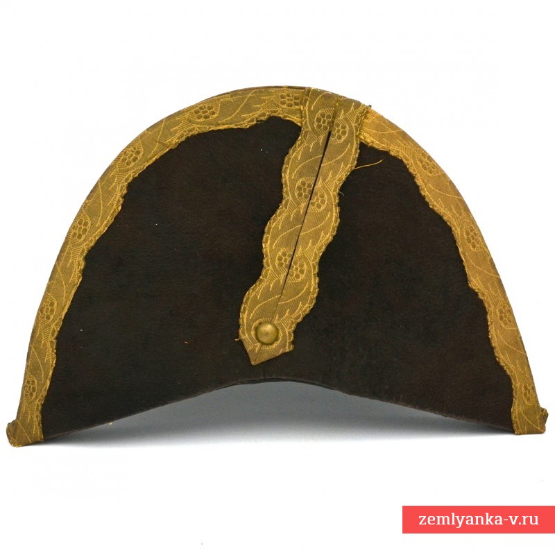 Officer's bicorn hat of the Napoleonic Wars period