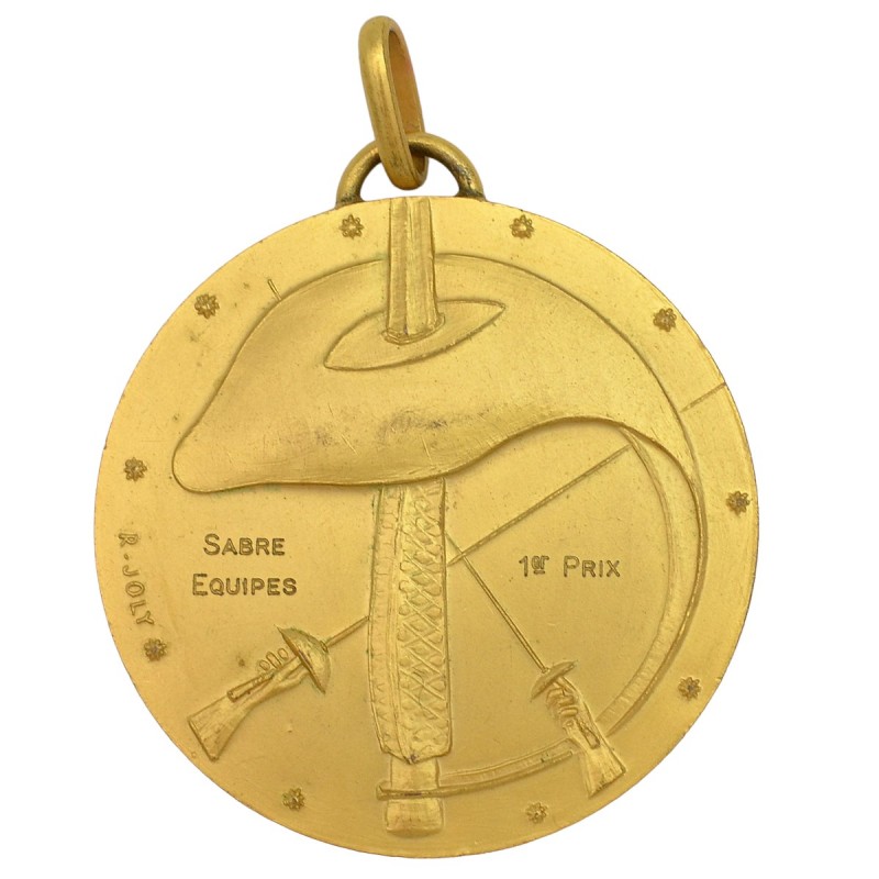 Medal of the world champion in sabre in team competitions N. Asatiani, 1965