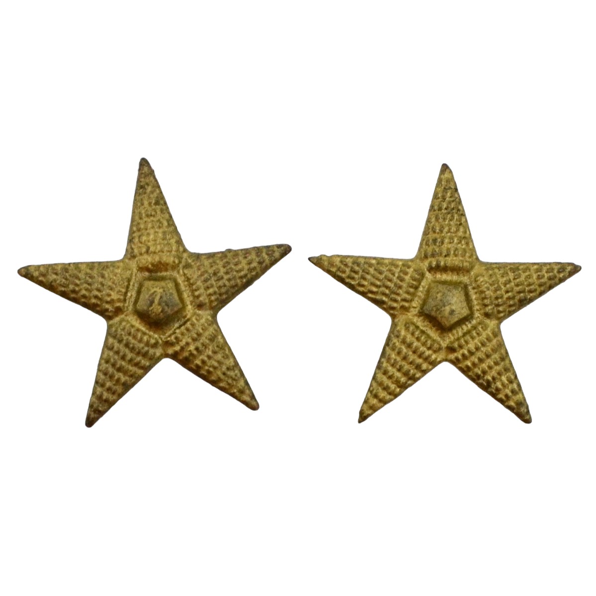 A pair of stars on the shoulder straps of the SOS Red Army of the 1943 model