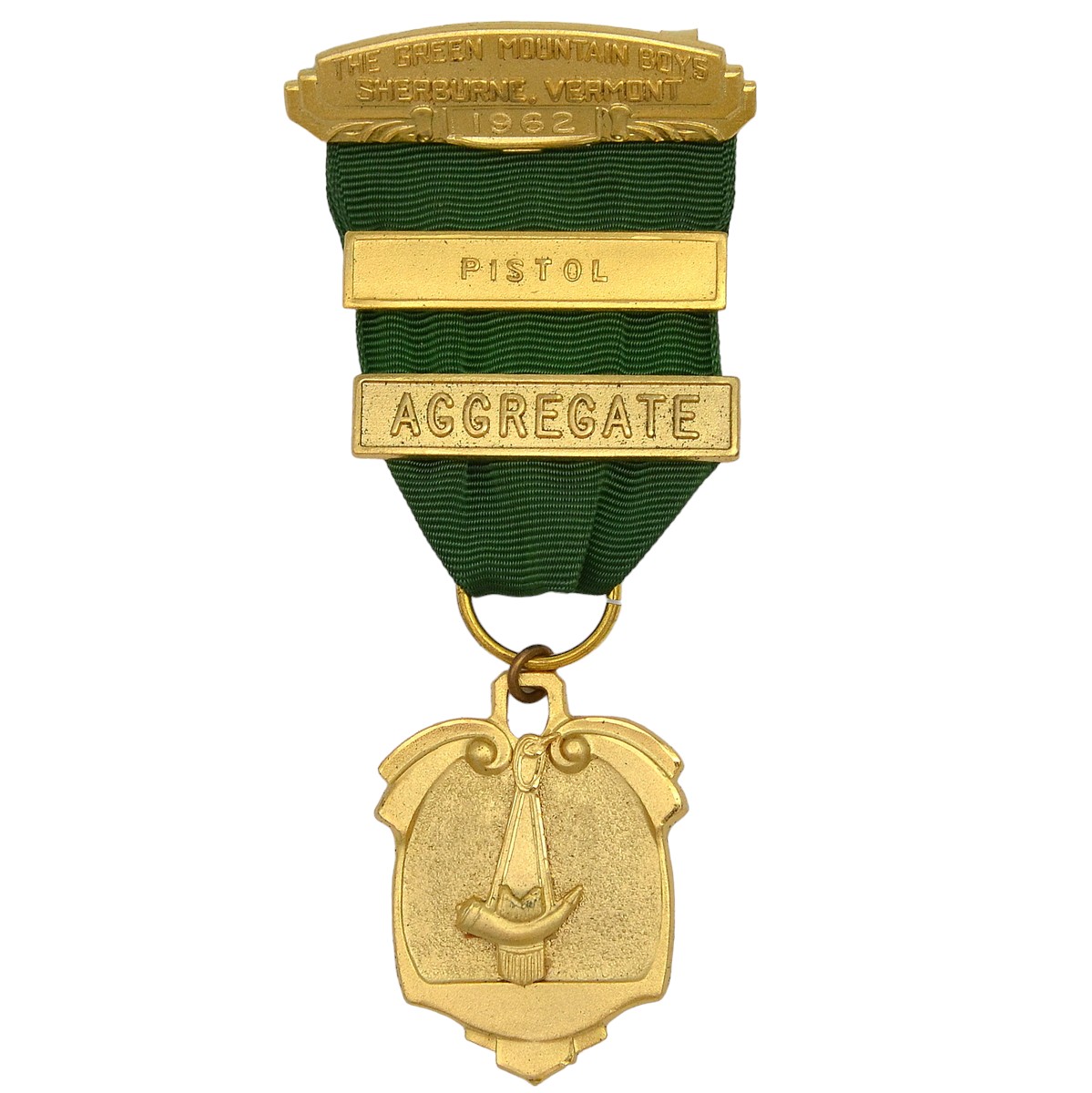 The medal of the participant of the shooting competitions of the organization "Green Mountain Boys" 