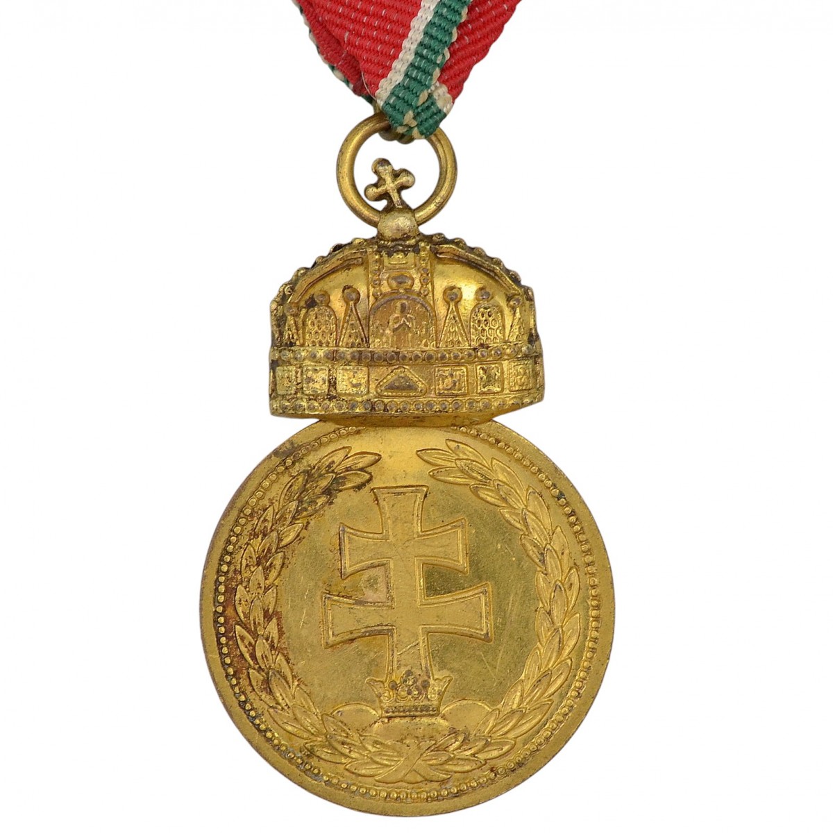 Hungary. Horty. The medal of the Sacred Crown in gold