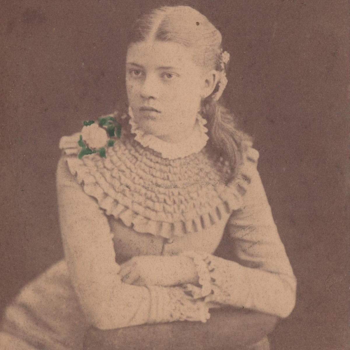 Portrait photo of a young girl, Kaluga