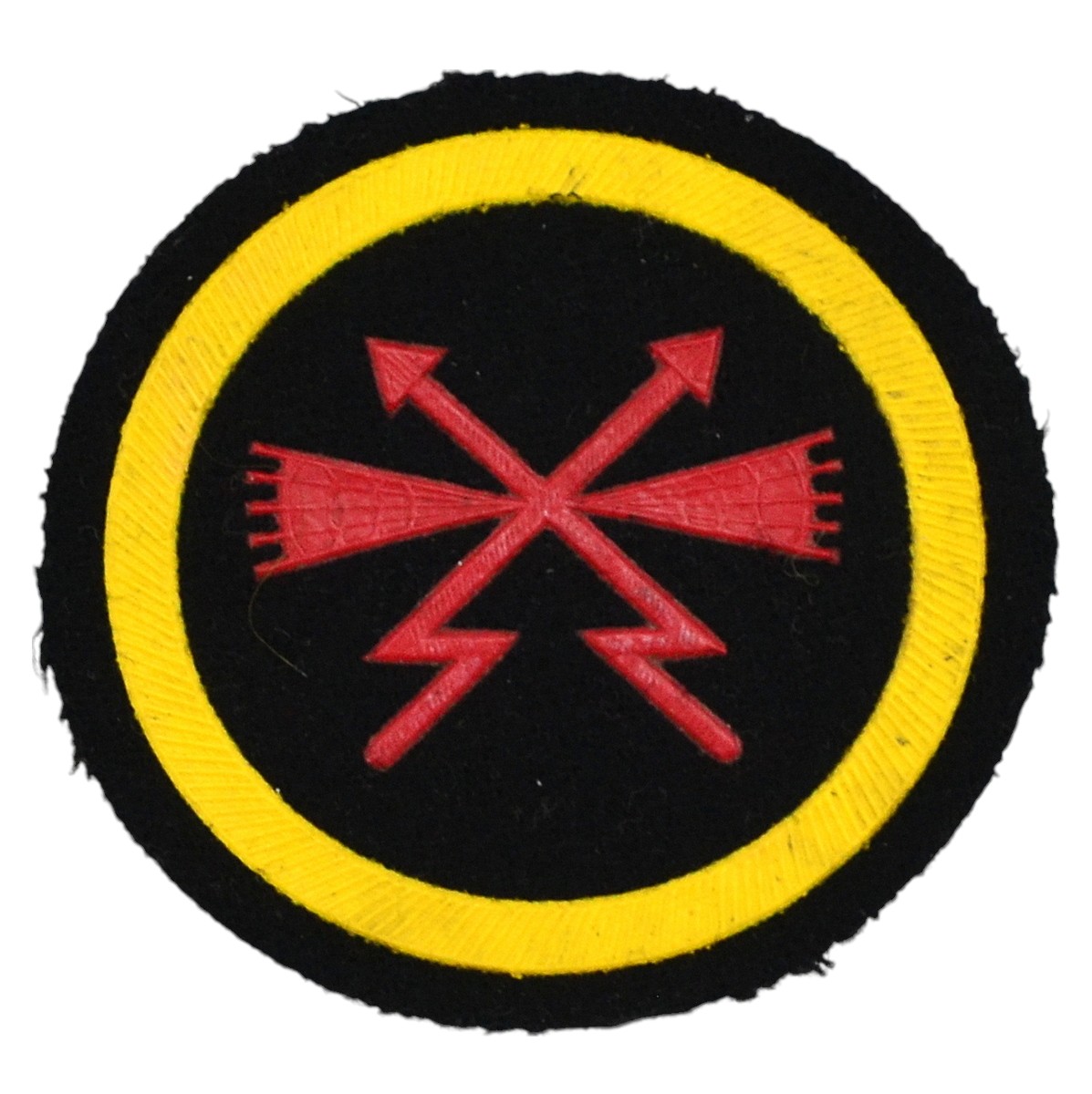 Armband badge (staff) of a communications and radio equipment specialist of the 1988 model