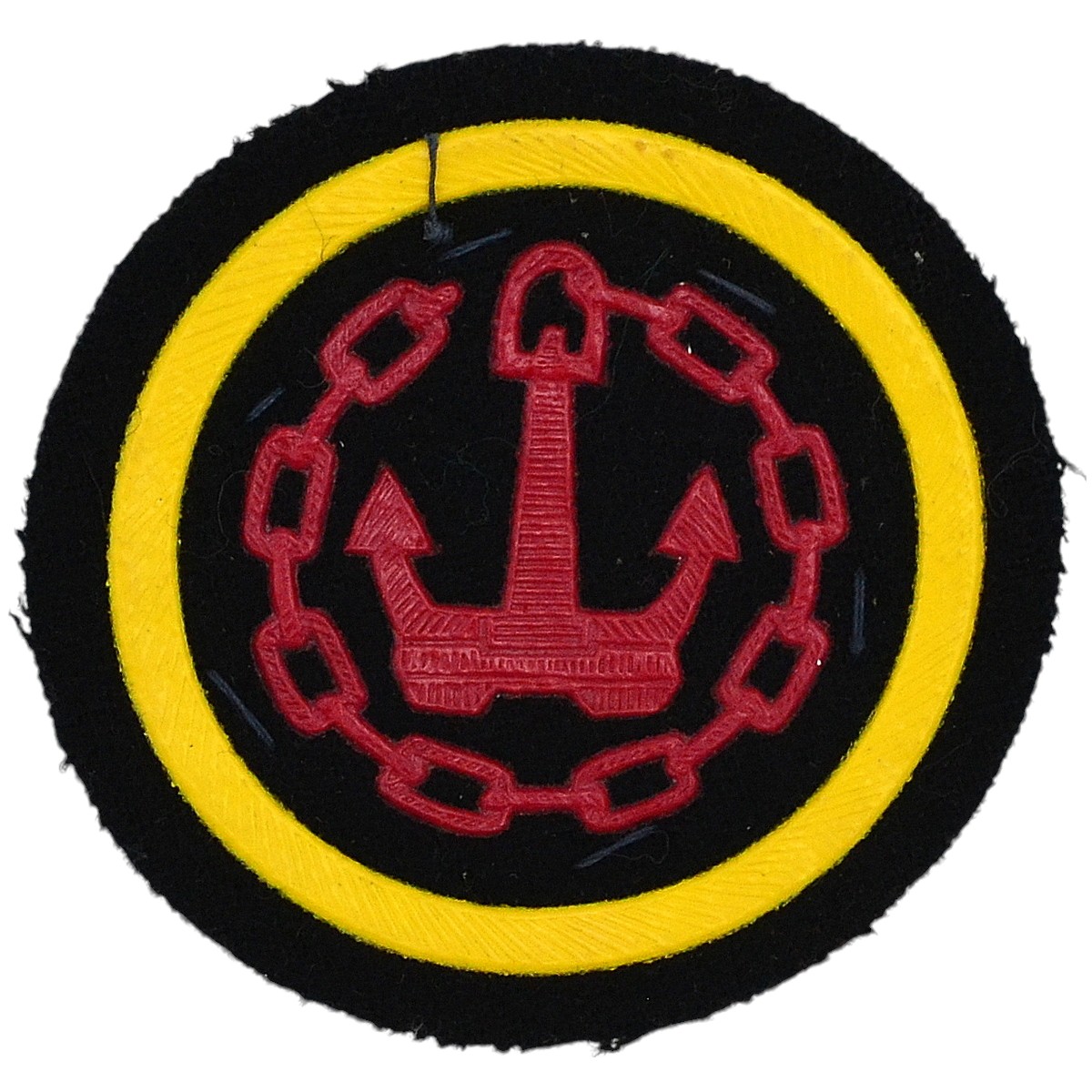 Armband badge (staff) of a specialist of all types of protection, provision and maintenance of the 1988 model