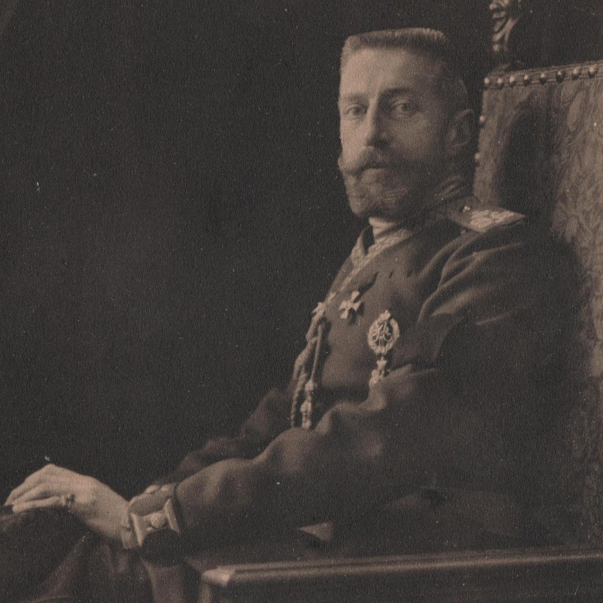 Photo of Grand Duke Konstantin Konstantinovich with his own autograph