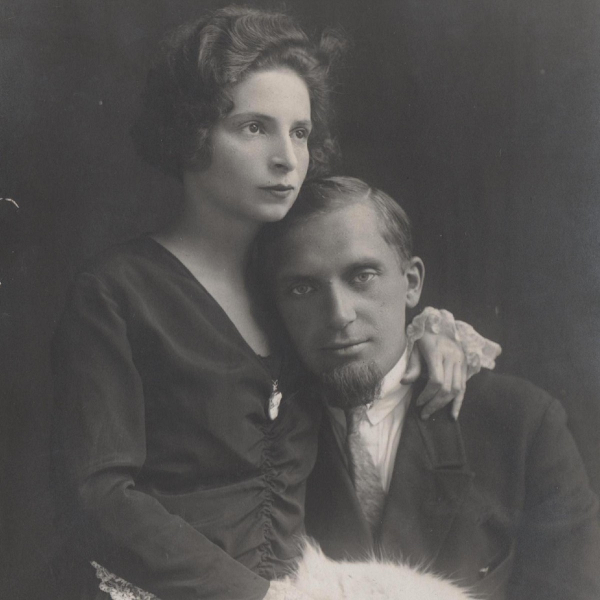 Portrait photo of a married couple