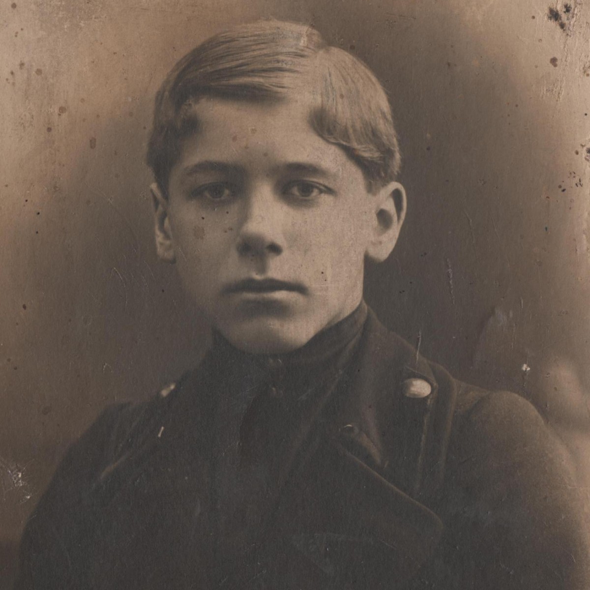 Portrait photo of a student, 1916