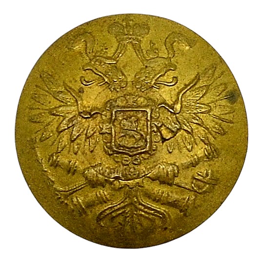 Button of the lower rank of the RIA artillery of the 1904 model