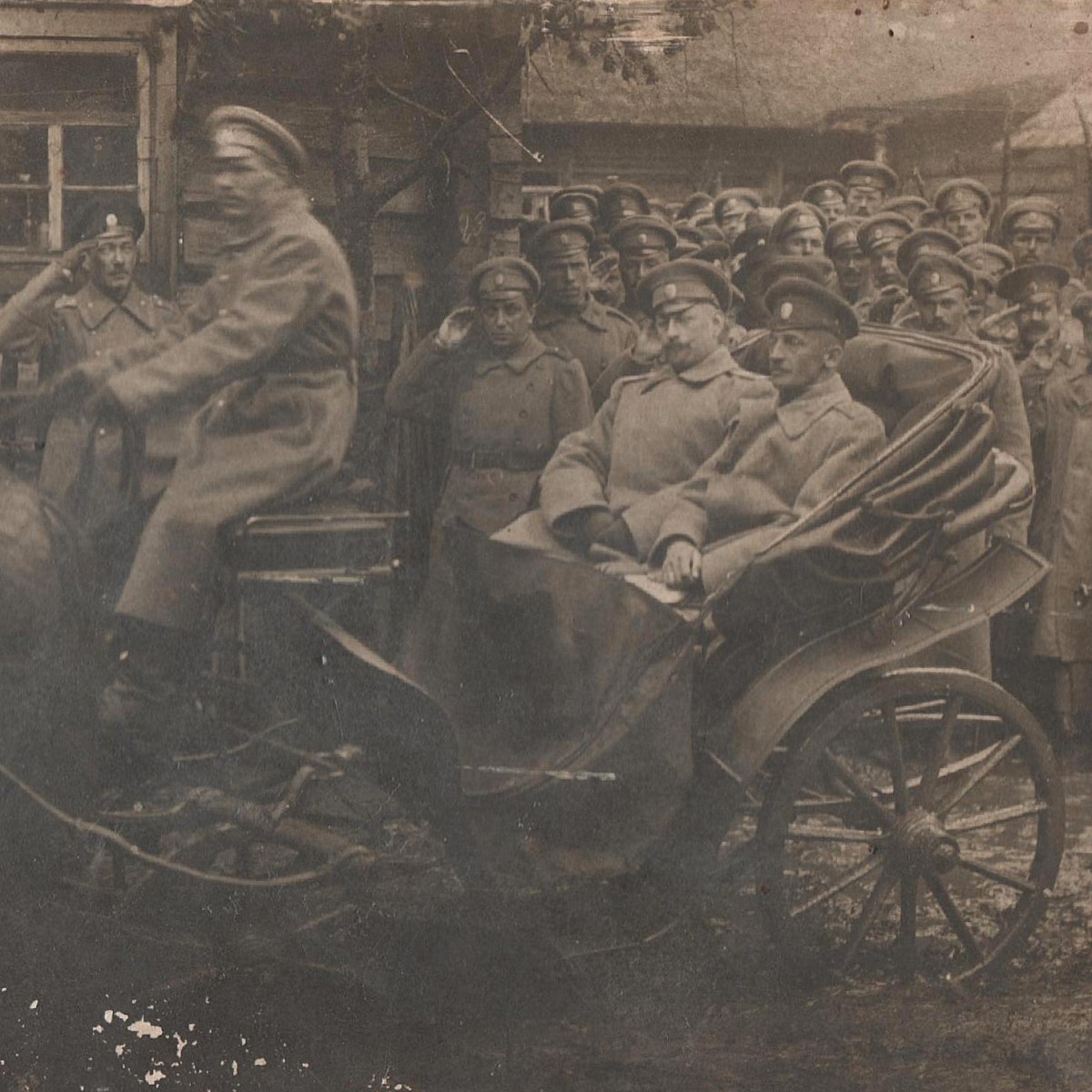 Photos of senior RIA officers in a wheelchair