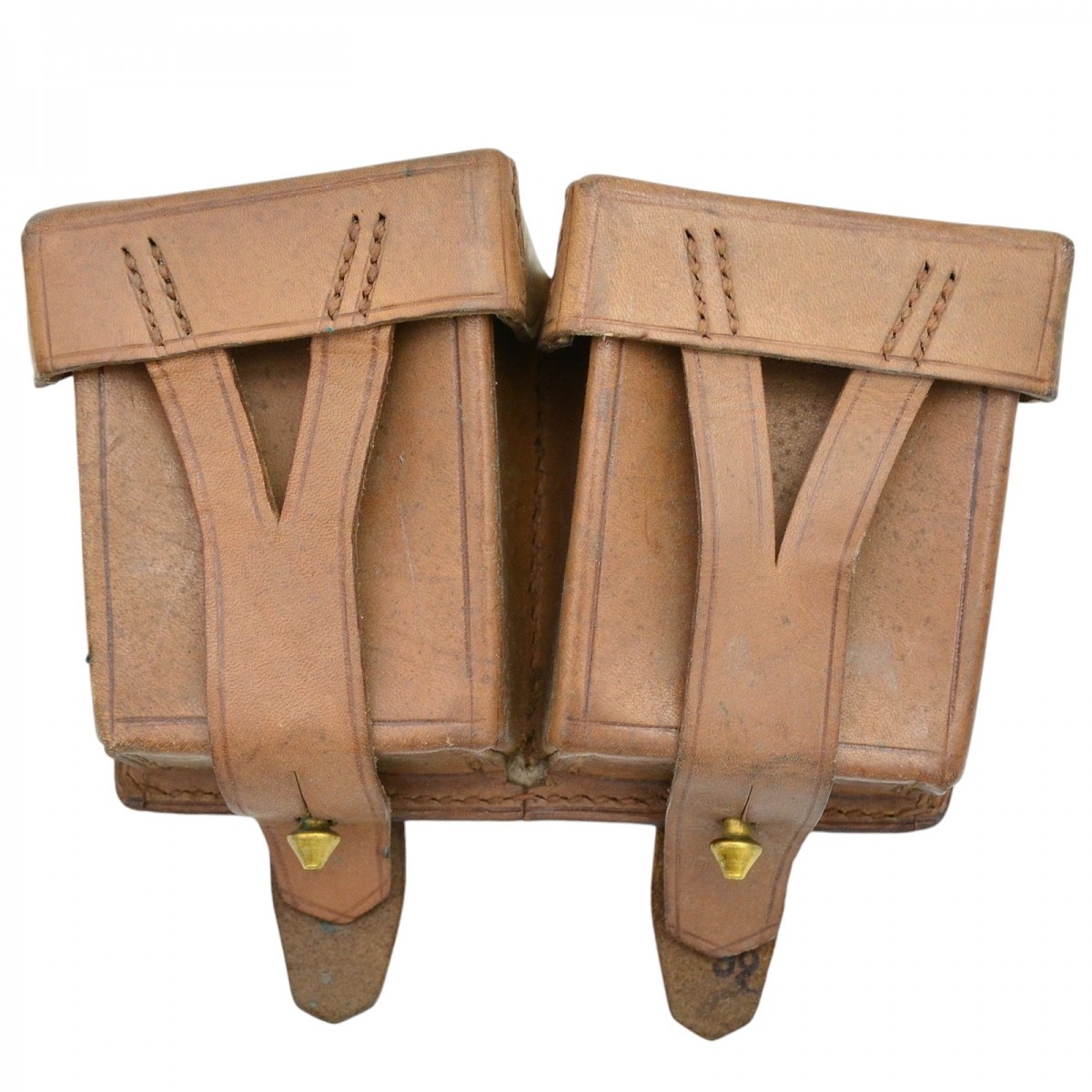 Leather pouch for Mosin rifle, repair