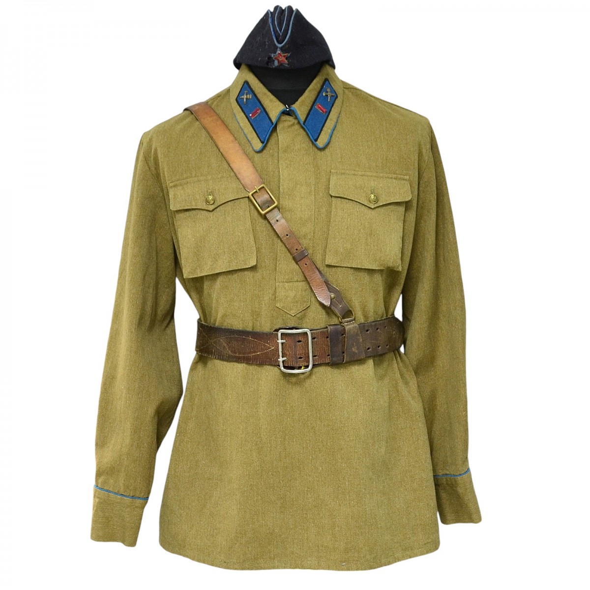 The tunic of a military engineer of the 3rd rank of the Red Army Air Force of the 1935 model