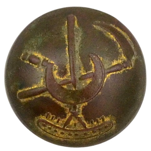 A button from the uniform of an official of an agricultural educational institution
