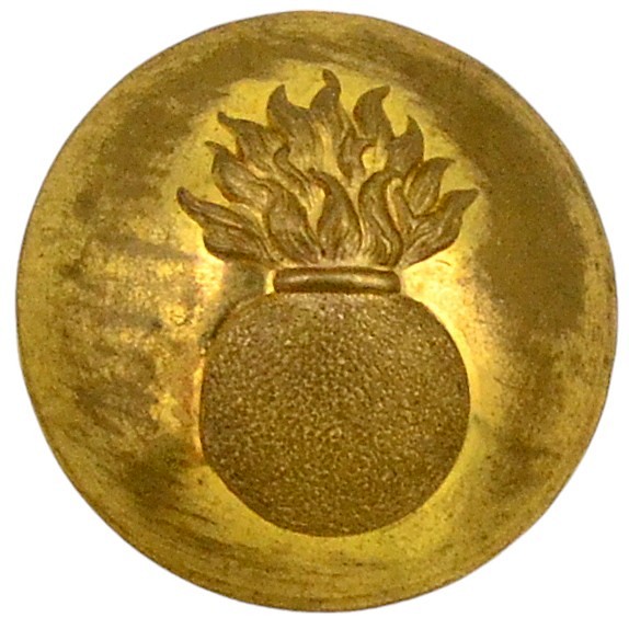A button from the uniform of an officer of one of the Grenadier regiments of RIA