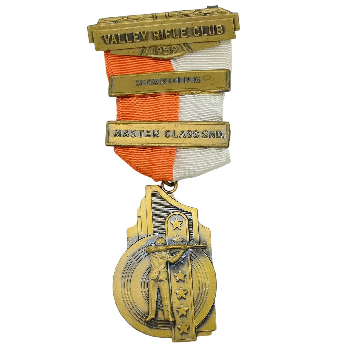 Modesto Rifle Club Bronze Medal for standing shooting, 1959