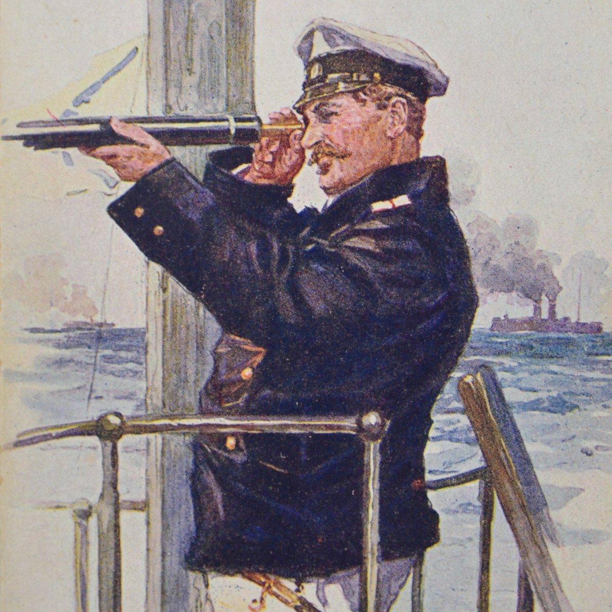 Postcard "Officer of the Fleet"