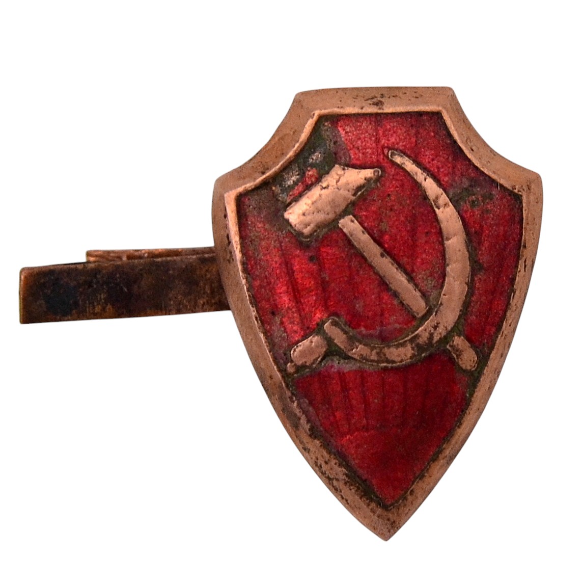 Cockade on the cap of the Workers' and Peasants' Militia (RKM) of the 1927 model