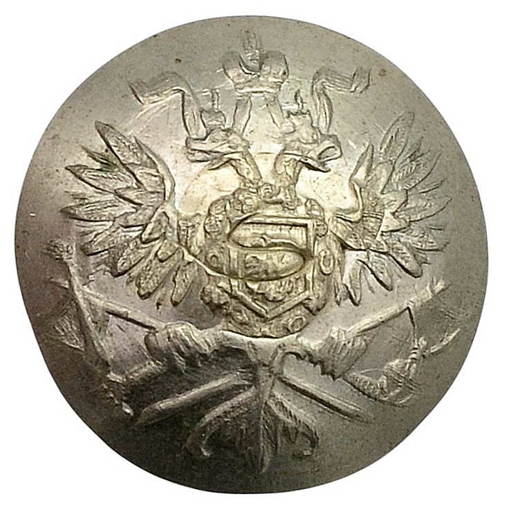 The uniform button of the lower ranks of the RIA engineering troops of the 1904 model