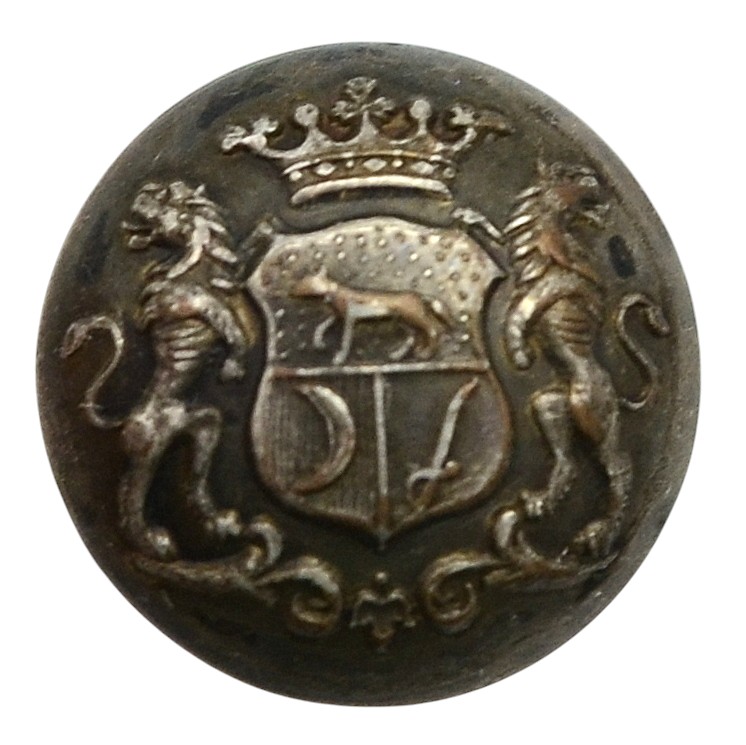 Lapel button from the caftan of the servants of the Vremeyev nobles (?)