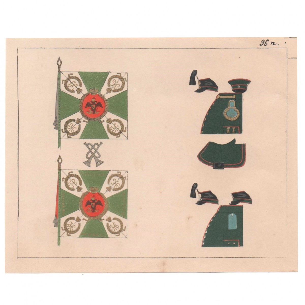 Quartermaster card of the 96th Omsk Infantry Regiment RIA