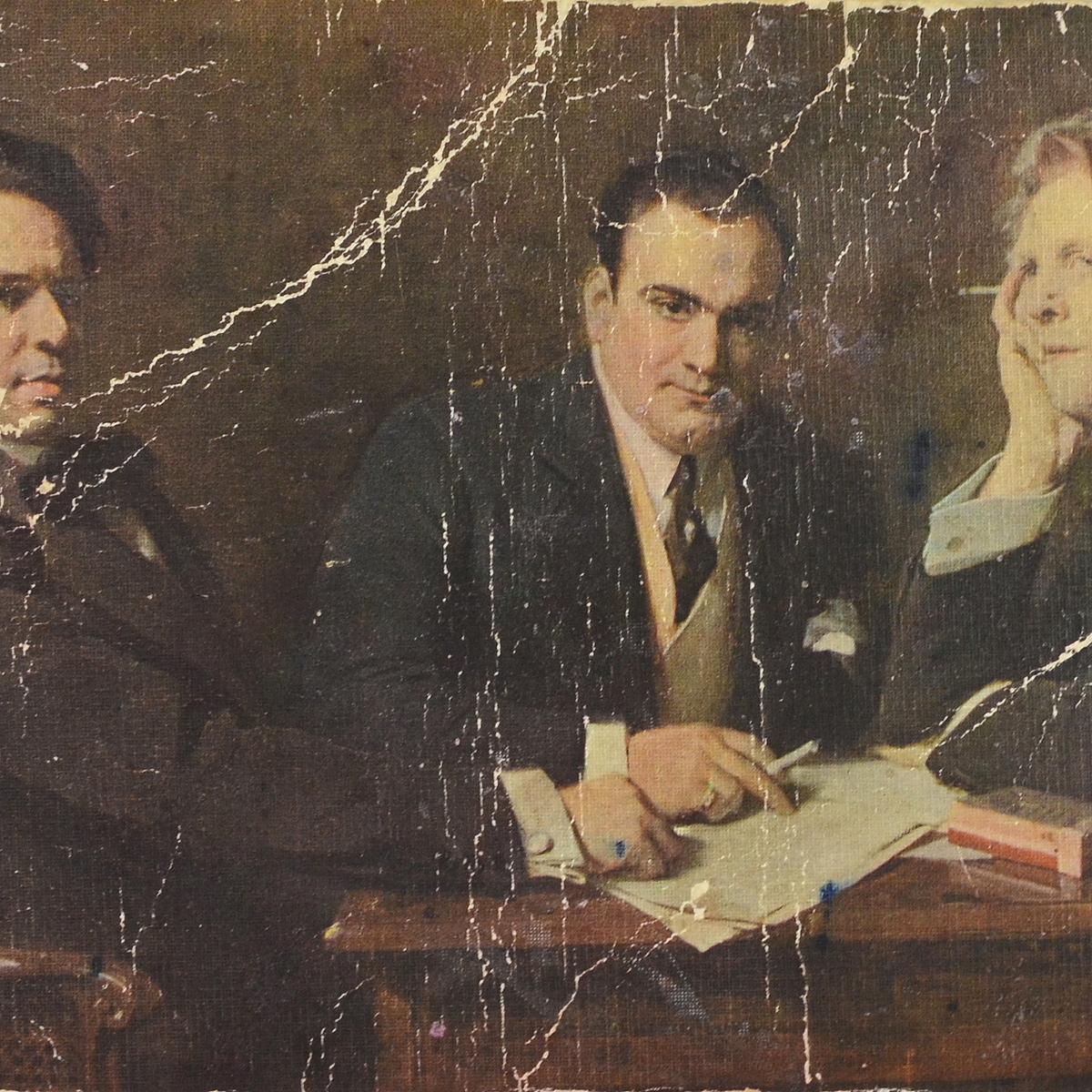 Postcard "Caruso, Chaliapin, Ruffo"