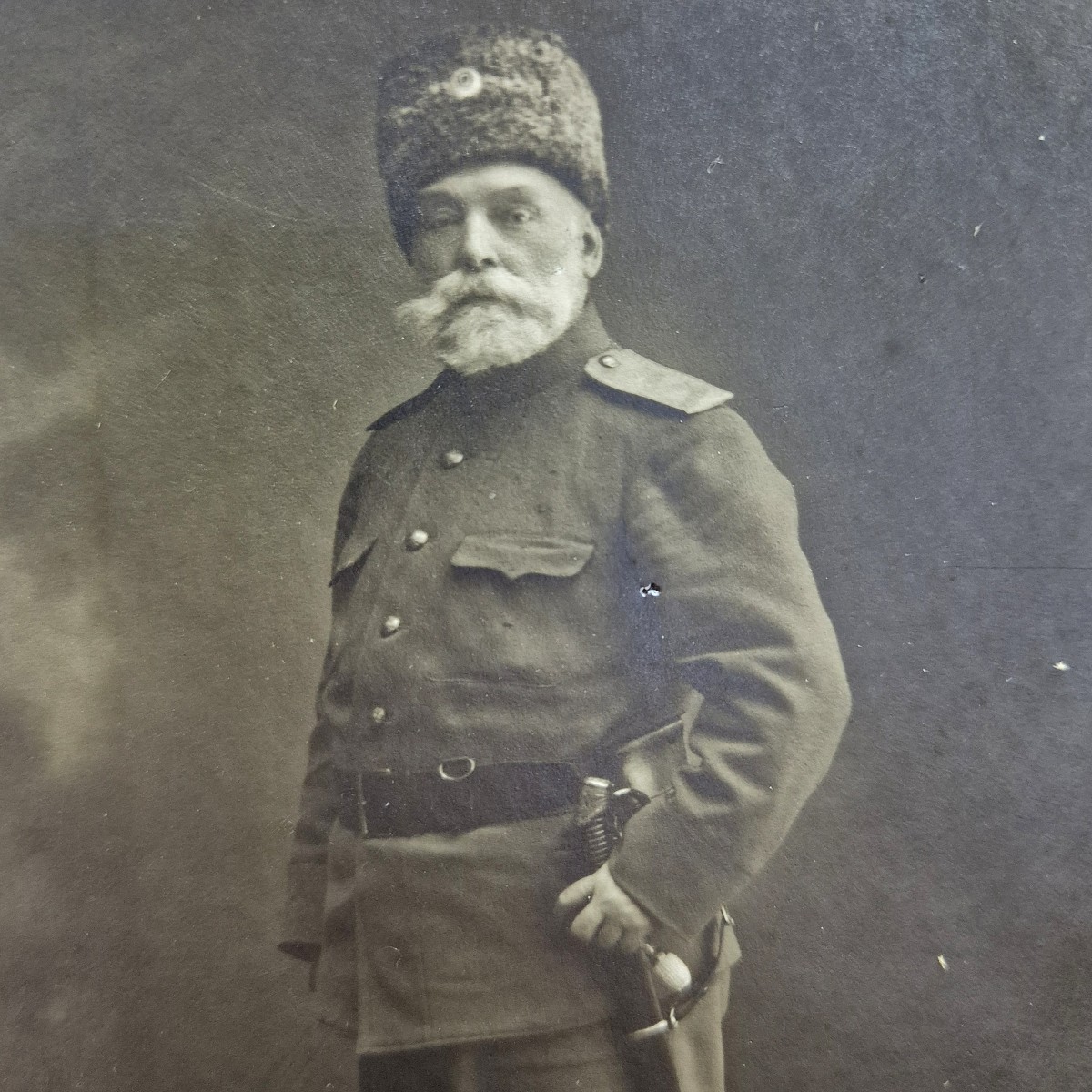 Photo of the Infantry general A. I. Dzichkanets 