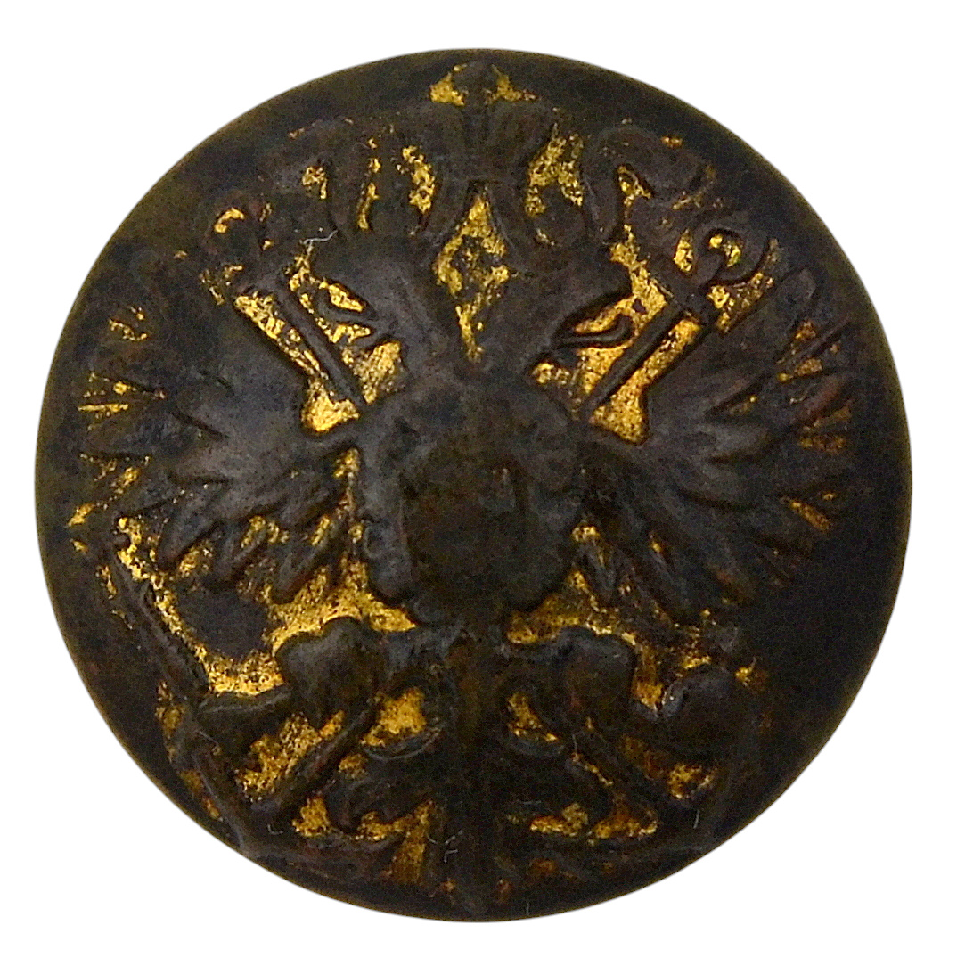 A button from the uniform of a RIF officer of the 1904 model