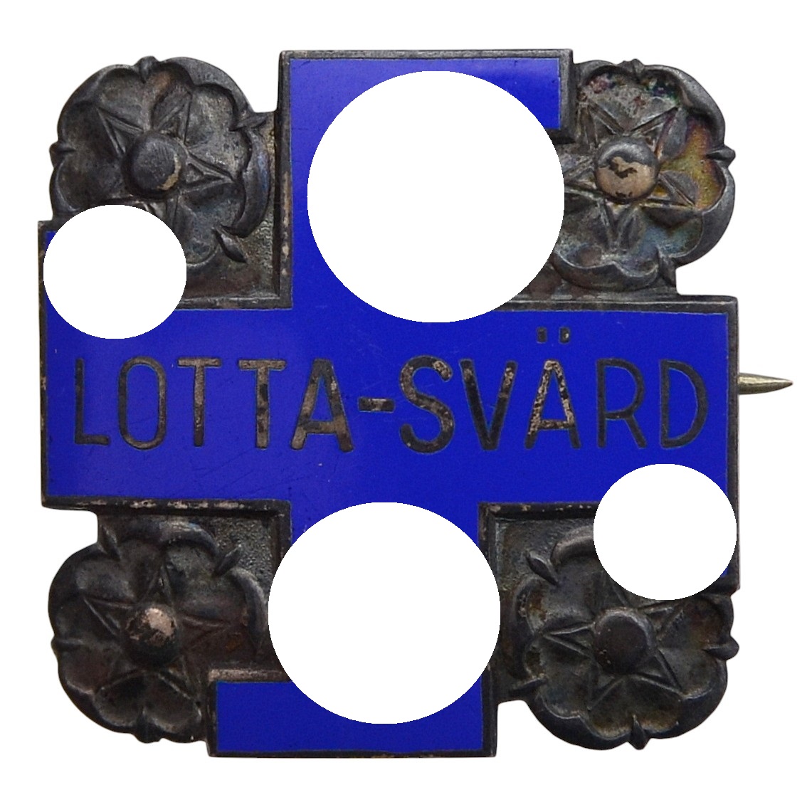 Membership badge of the Finnish women's organization Lotta Svjard