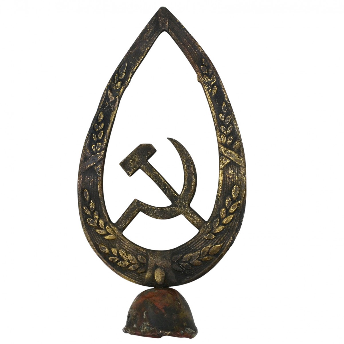 Bronze pommel from the Soviet banner