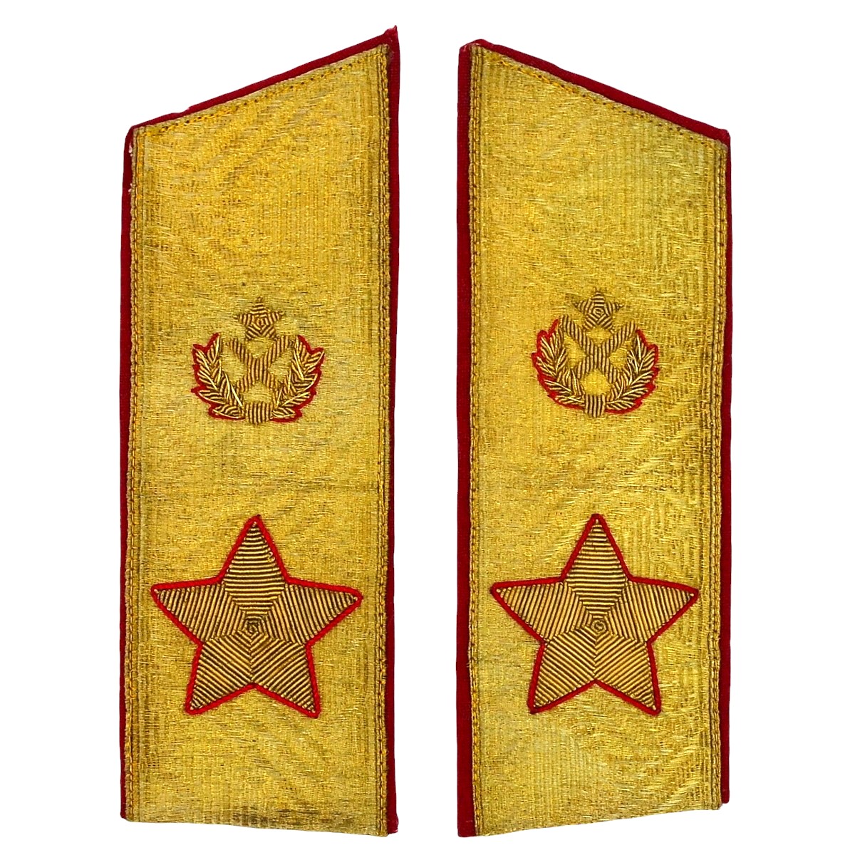 Fancy shoulder straps of the Marshal of artillery of the Soviet Union