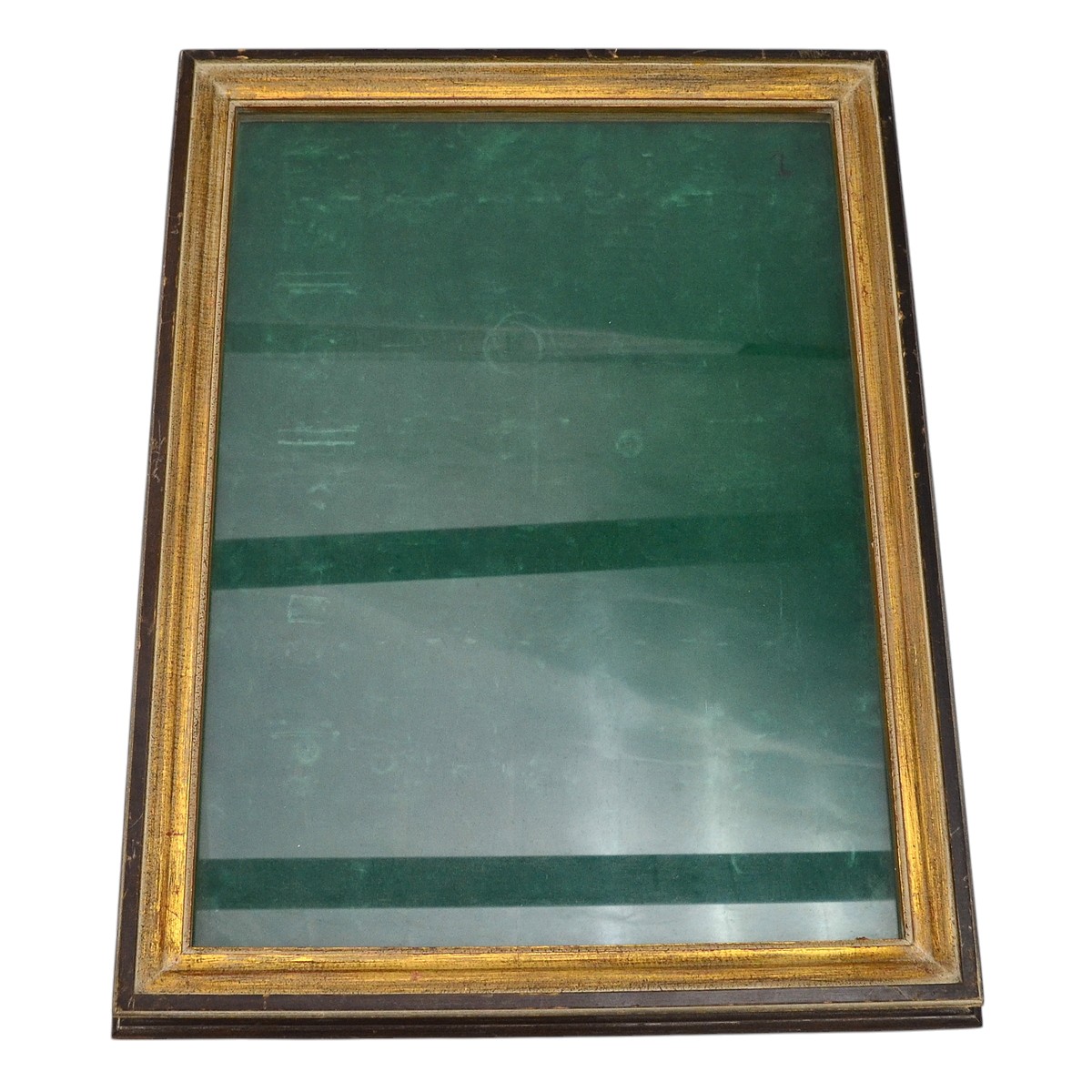 Antique display case for displaying awards or badges