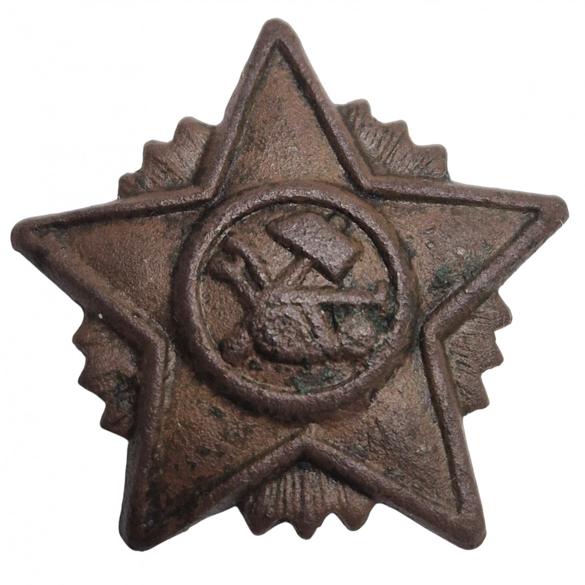 The Red Army cockade star of the 1918 model, a variant with a glow