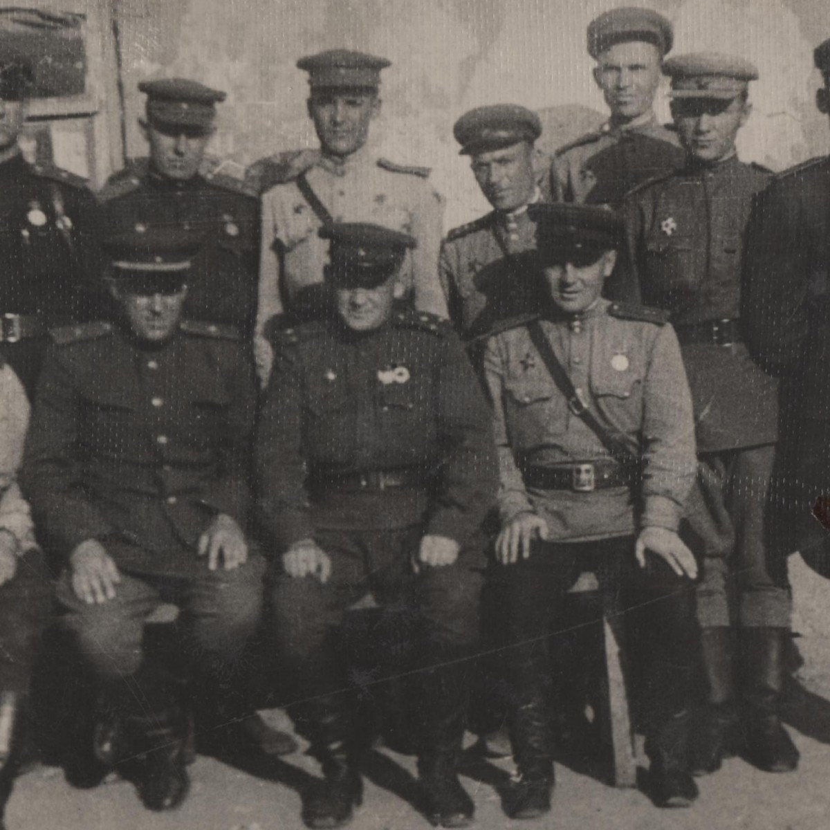 Photos of Red Army officers